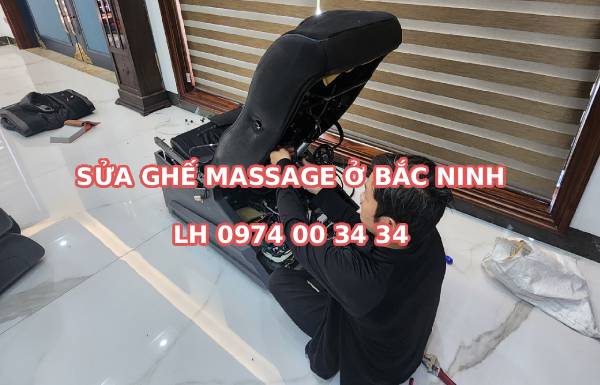 Sửa ghế massage tại nhà ở Bắc Ninh